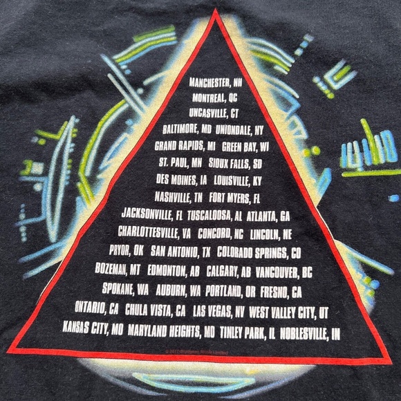 Def Leppard T Shirt Tour 2017 Size XL Heavy 100% Cotton Rock Band Black - Picture 4 of 6
